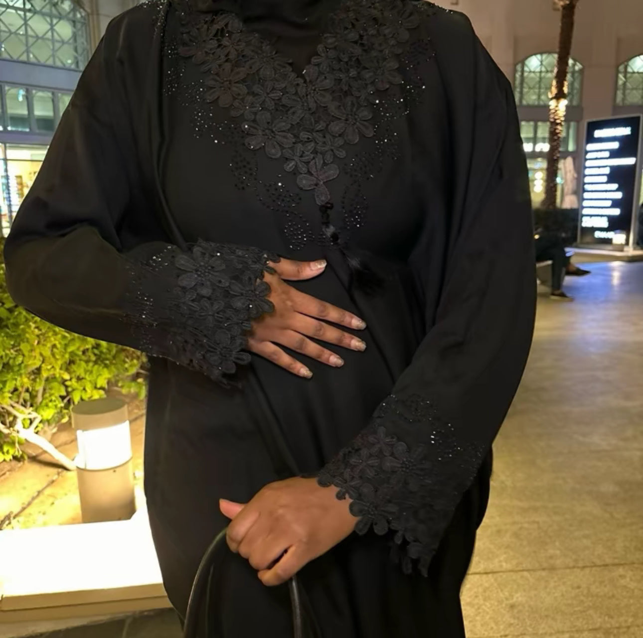 ZAYNAB ABAYA butterfly style with inner beltPRE ORDER dispatch 10/04/25
