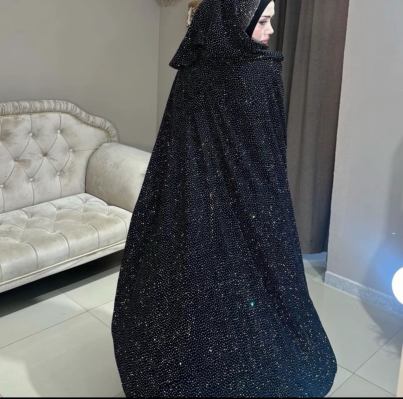 STELLA LUXURY PREMIUM CAPE ABAYA (PRE ORDER 2 WEEKS)