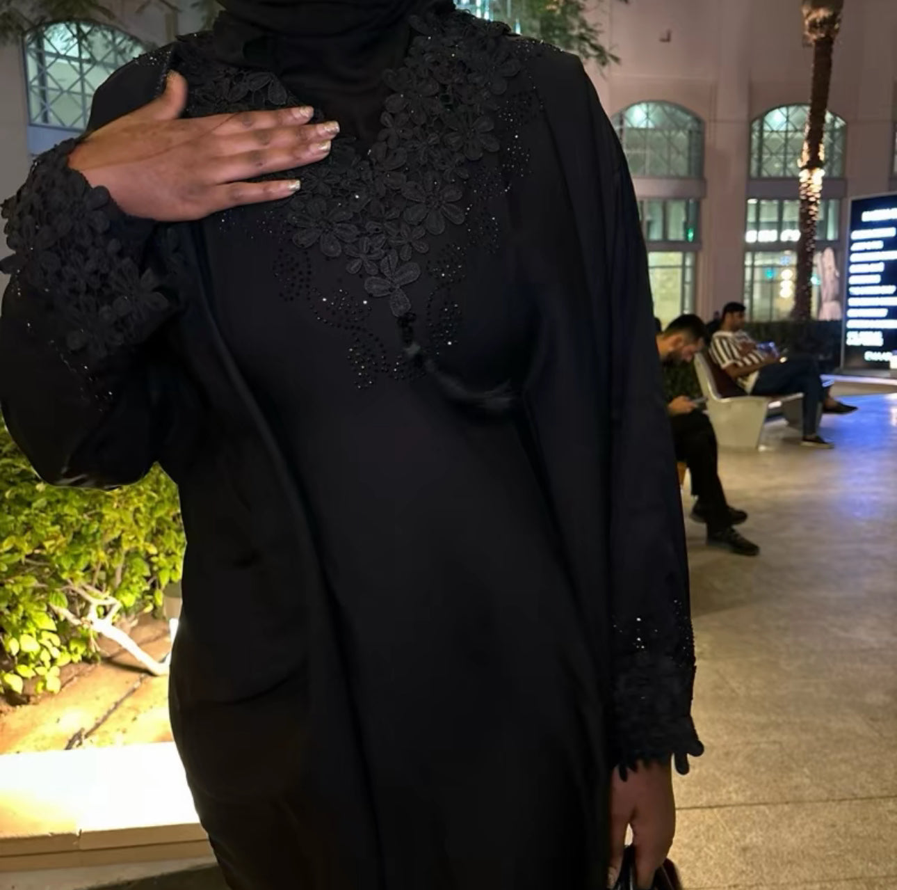 ZAYNAB ABAYA butterfly style with inner beltPRE ORDER dispatch 10/04/25