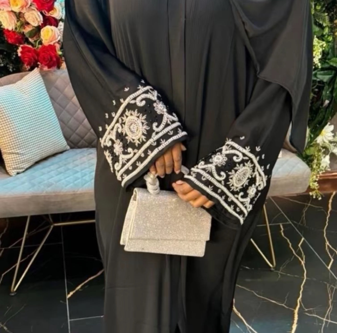 FATIMA LUXURY HANDMADE ABAYA