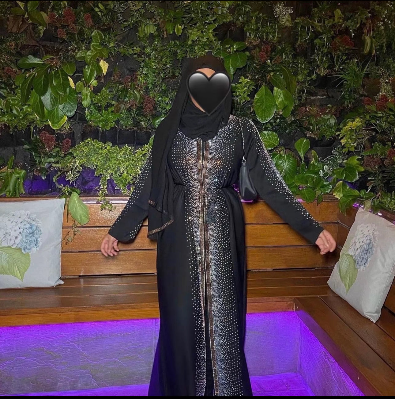 FULL STONES ABAYA
