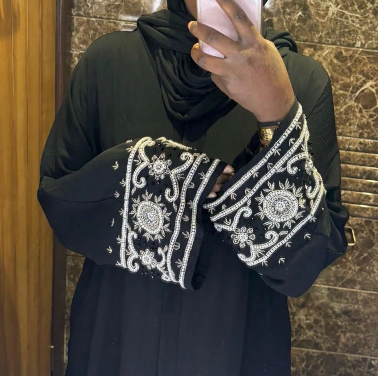 FATIMA LUXURY HANDMADE ABAYA