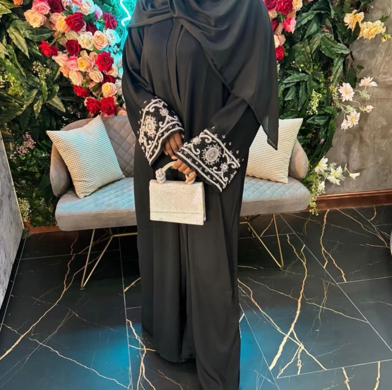 FATIMA LUXURY HANDMADE ABAYA
