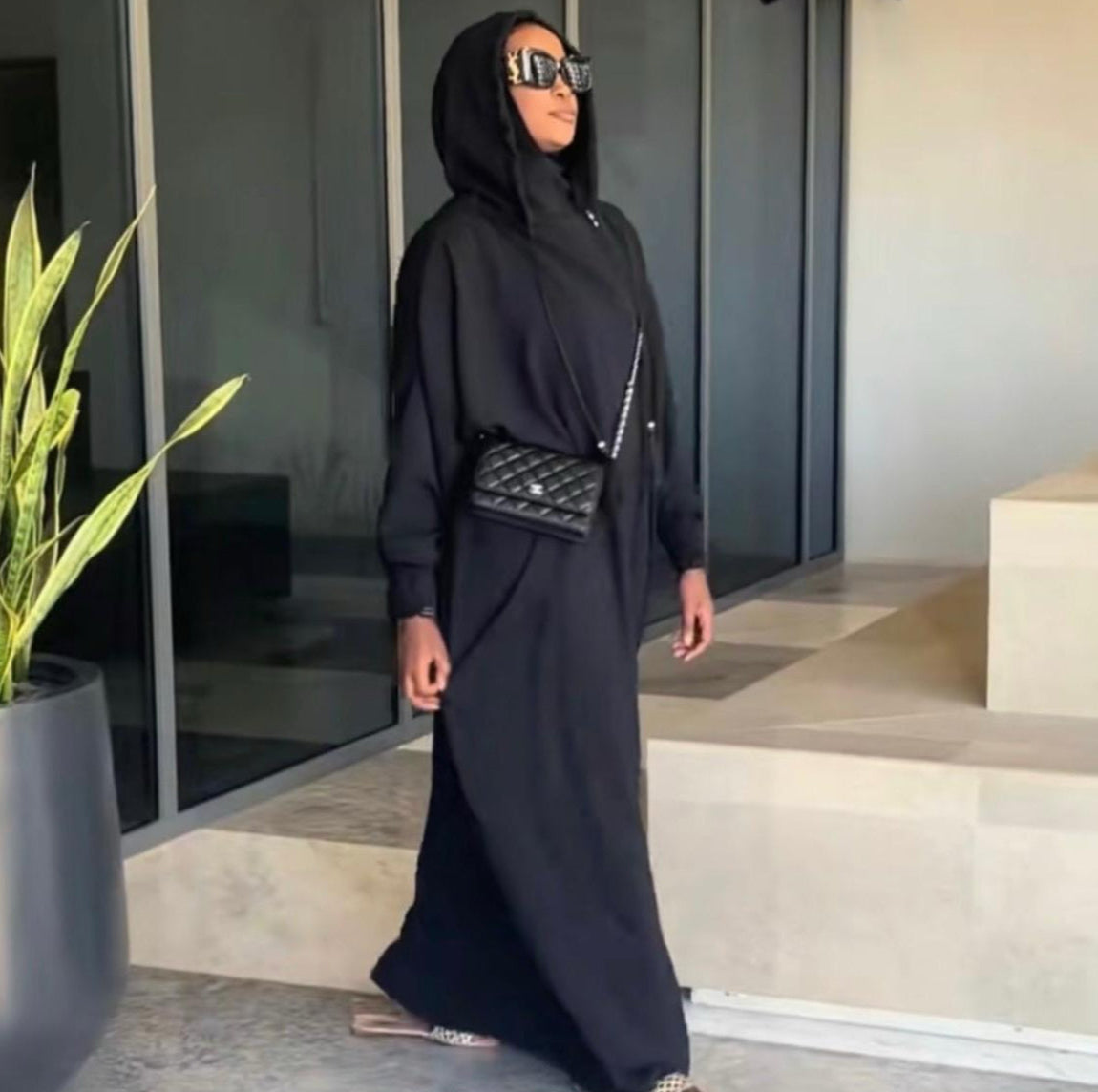 BEST SELLER RAMADAN HOODED ABAYA ONE SIZE
