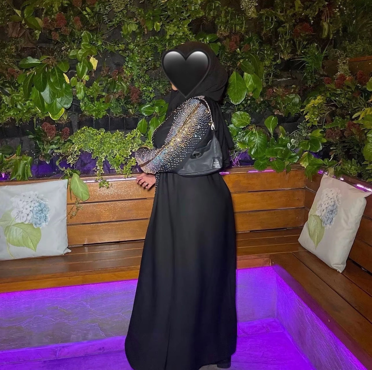 FULL STONES ABAYA