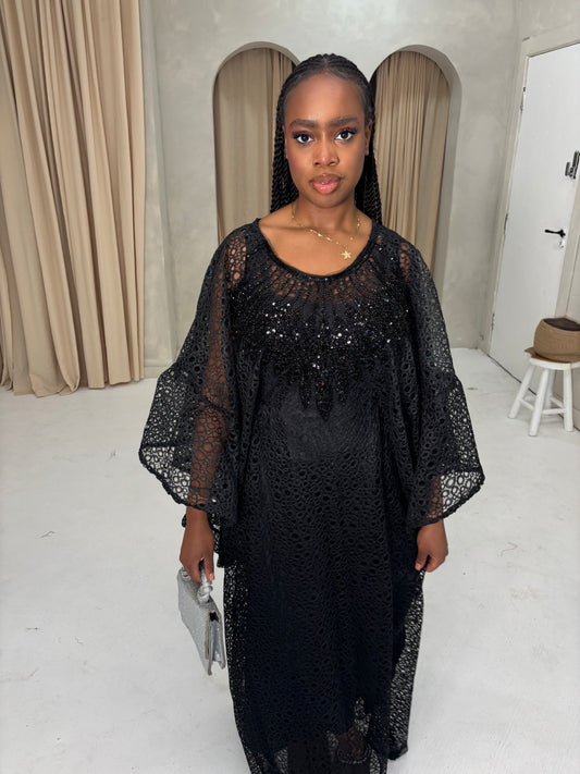 AIDA BOBOU with inner belt and slip dress